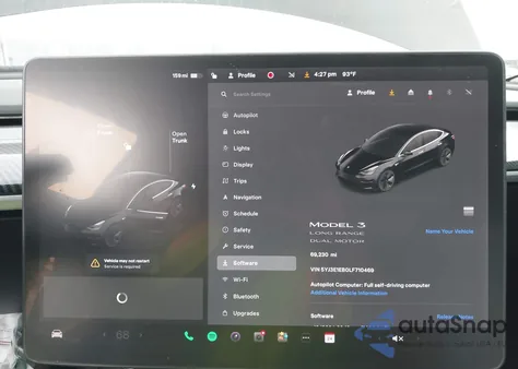 2020 Tesla Model 3 from USA, damaged, VIN 5YJ3E1EB0LF710469